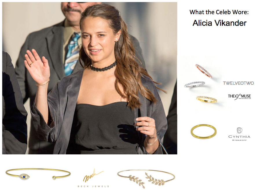 what alicia vikander wore