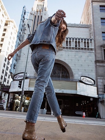 vintage denim skinny jeans