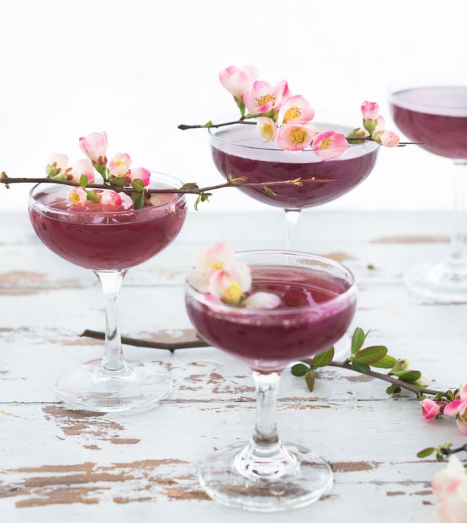 Flower drink. Черри блоссом коктейль. Цветочный коктейль. Украшение коктейлей цветами. Коктейль с цветами.